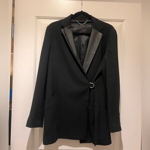 Karen Millen Wrap Closure Blazer - Black, 8